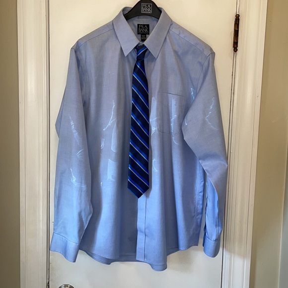 Jos. A. Bank Navy Blue 4 Piece Suit Set Traveler’s Collection - Picture 4 of 15